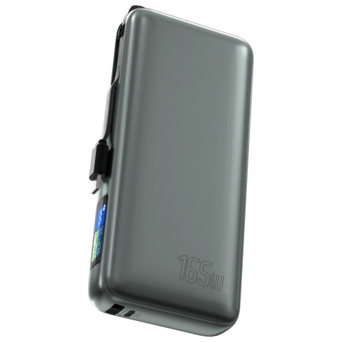 4smarts Powerbank Enterprise 20000mAh 165W z wbudowanym kablem USB-C LCD