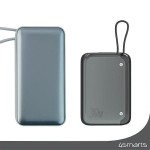 4smarts Powerbank Pocket 30W 10000mAh wbudowany kabel USB-C 15cm