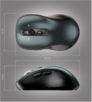 YENKEE Mysz bezprzewodowa Dual Bluetooth + USB 2,4GHz YMS 2010BK GYRO