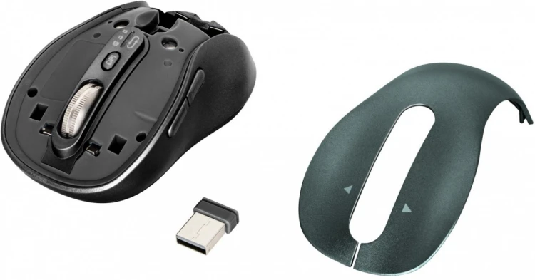 YENKEE Mysz bezprzewodowa Dual Bluetooth + USB 2,4GHz YMS 2010BK GYRO
