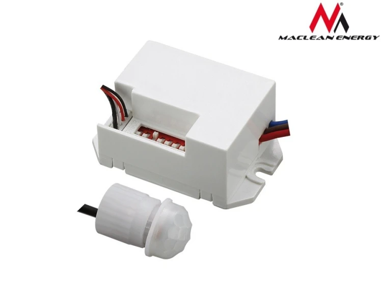 Maclean Czujnik ruchu pir z zewnętrznym sensorem 800W 360s MCE32