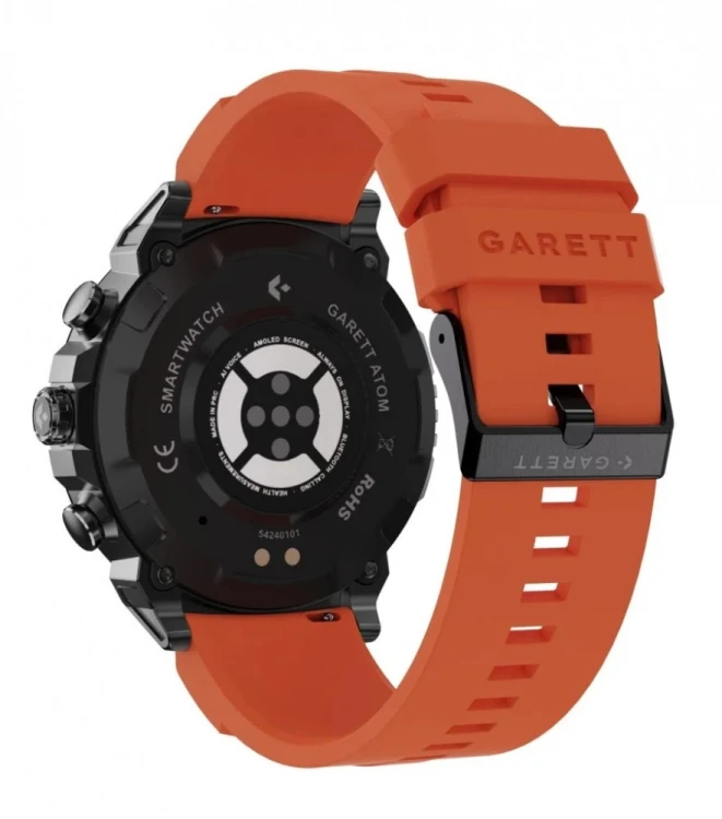 Garett Electronics Smartwatch Garett Atom czarny stalowy