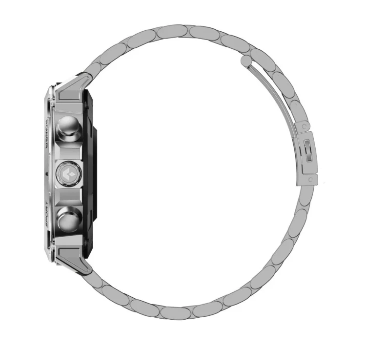 Garett Electronics Smartwatch Atom srebrny stalowy