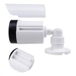 CEE Atrapa kamery tubowej, diody IR LED, IR1800 W biała, 2xAA, ABS