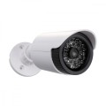 CEE Atrapa kamery tubowej, diody IR LED, IR1800 W biała, 2xAA, ABS