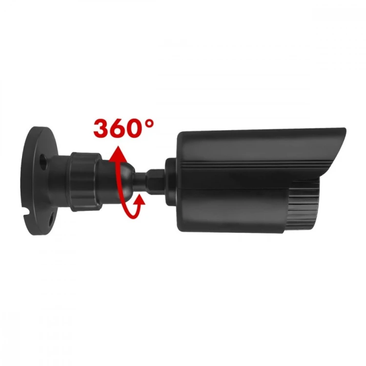 CEE Zestaw dwóch atrap kamer tubowych IR1800 BT diody IR LED, zasilanie 2xAA, czarne, ABS