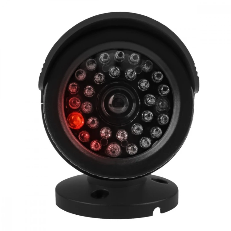 CEE Zestaw dwóch atrap kamer tubowych IR1800 BT diody IR LED, zasilanie 2xAA, czarne, ABS