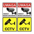 CEE Zestaw dwóch atrap kamer tubowych IR1800 BT diody IR LED, zasilanie 2xAA, czarne, ABS