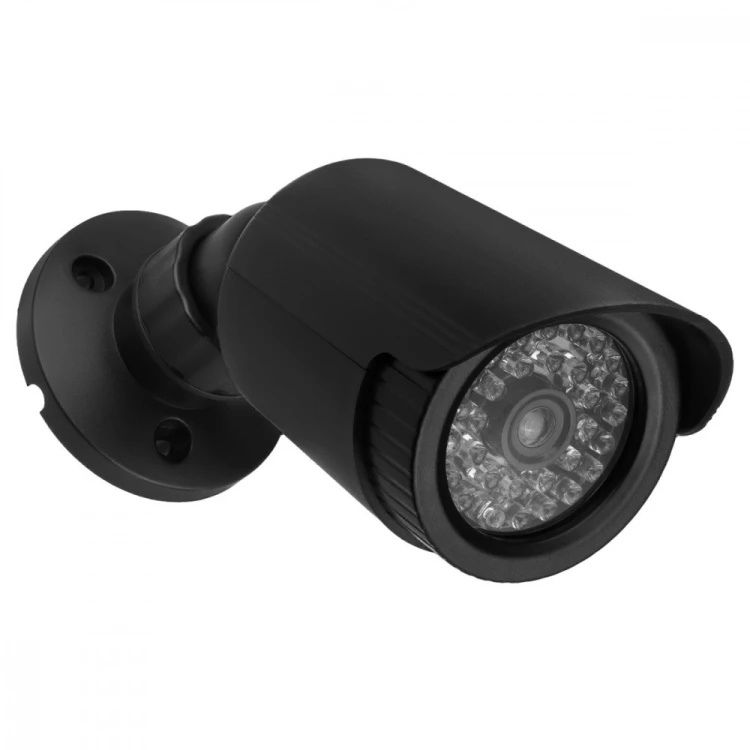 CEE Zestaw dwóch atrap kamer tubowych IR1800 BT diody IR LED, zasilanie 2xAA, czarne, ABS