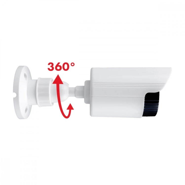 CEE Zestaw dwóch atrap kamer IR1800 WT białe, zasilanie 2xAA, ABS, diody IR LED