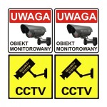 CEE Zestaw dwóch atrap kamer IR1800 WT białe, zasilanie 2xAA, ABS, diody IR LED