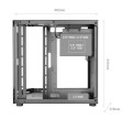 TACENS Obudowa MARS MC-3TLITE BLACK mATX