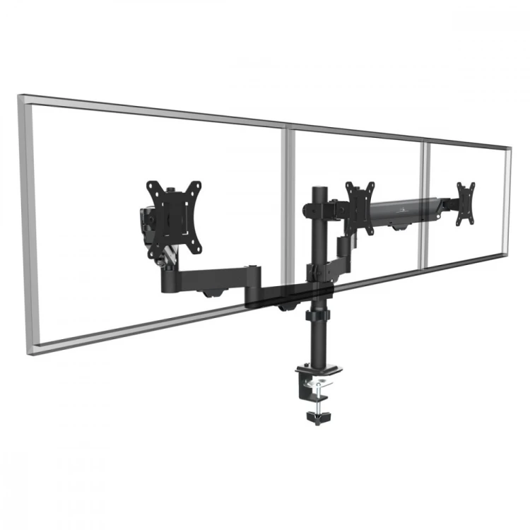 Maclean Uchwyt na 3 monitory 2-8 kg MC-137 17-27 cali