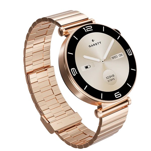 Garett Electronics Smartwatch Rose złoty stalowy