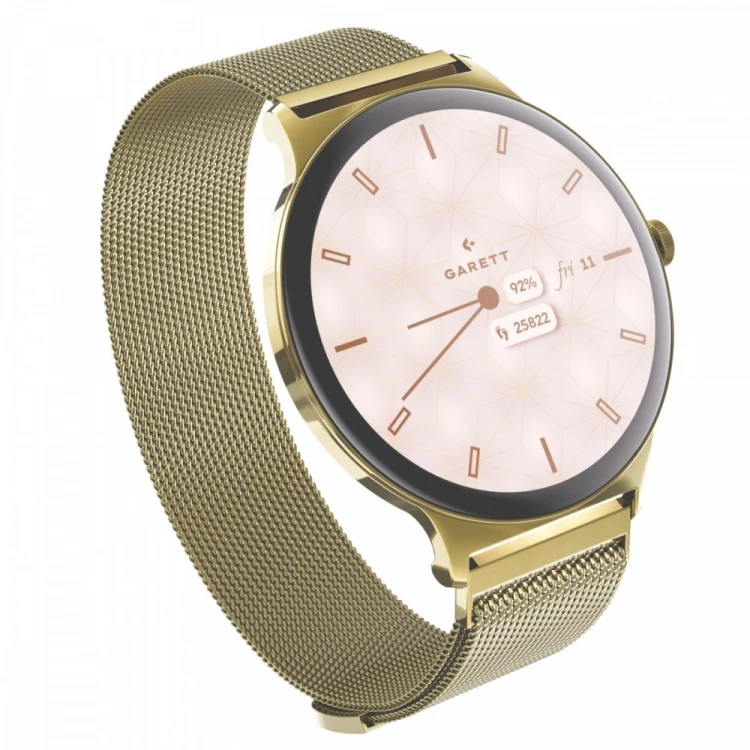 Garett Electronics Smartwatch Verona 2 złoty mesh
