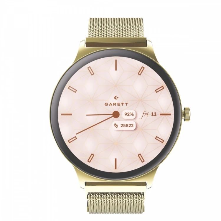 Garett Electronics Smartwatch Verona 2 złoty mesh