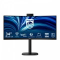 Philips Monitor 34 cale 34B2U3600CH Curved VA HDMIx2 DP HAS USB-C RJ45 KVM