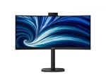 Philips Monitor 34 cale 34B2U3600CH Curved VA HDMIx2 DP HAS USB-C RJ45 KVM