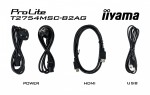 IIYAMA Monitor 27 cali ProLite T2754MSC-B2AG POJ.10PKT.IPS,Powłoka AG, FHD,300cd,2x2W