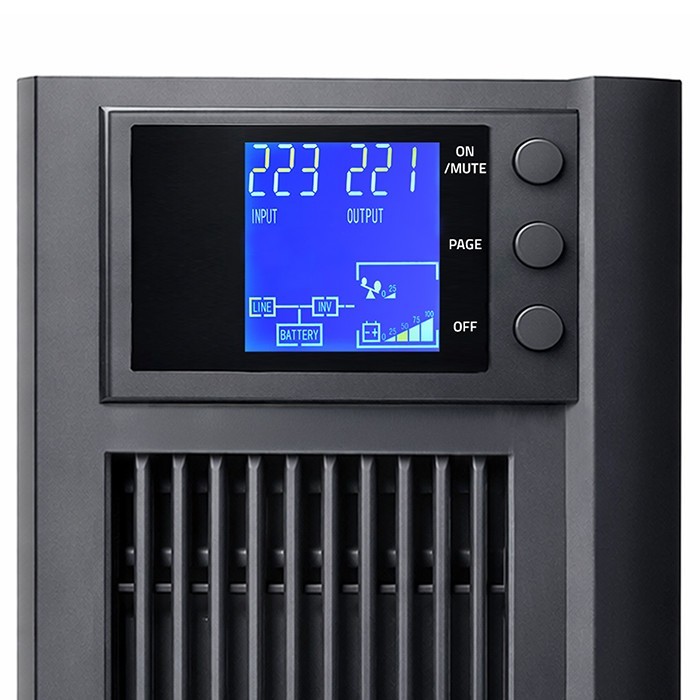 Qoltec Zasilacz awaryjny UPS Pure Sine Wave | 3kVA | 2400W | AVR | LCD |Czysty Sinus