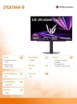 LG Electronics Monitor gamingowy 27 cali  27GX704A-B