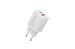 Digitus Ładowarka sieciowa 20W | 1x USB-C, 1x USB-A | PD 3.0, QC 3.0 | Biała
