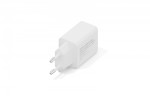 Digitus Ładowarka sieciowa 20W | 1x USB-C, 1x USB-A | PD 3.0, QC 3.0 | Biała