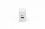 Digitus Ładowarka sieciowa GaN II 30W | 1x USB-C, 1x USB-A | PD 3.0, QC 3.0 | Biała
