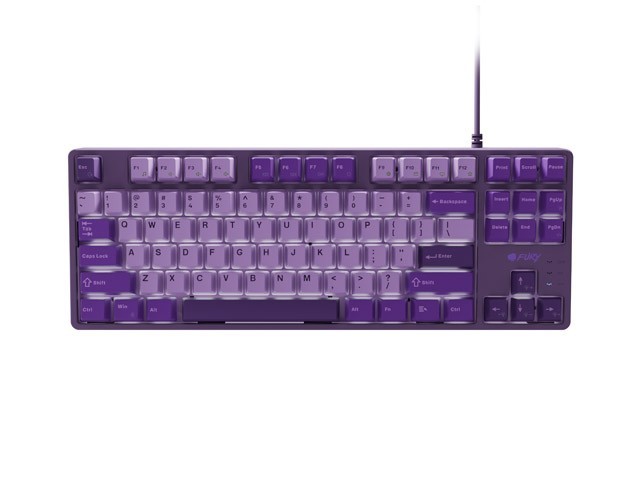 Natec Klawiatura Fury Kanabo K2 US fioletowa podświetlenie mechaniczna