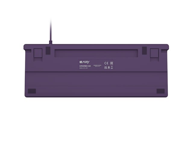 Natec Klawiatura Fury Kanabo K2 US fioletowa podświetlenie mechaniczna