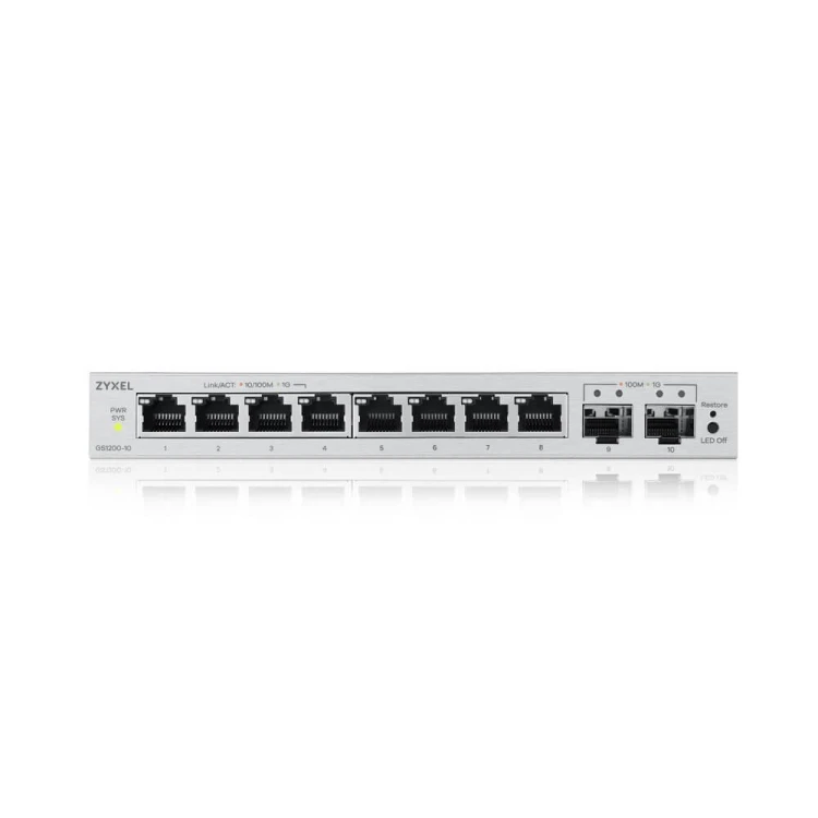 Zyxel Przełącznik 8xGE 2XSFP GS1200-10V3-EU0101F
