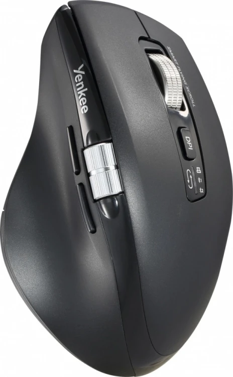 YENKEE Mysz bezprzewodowa, akumulator, Dual 2xBT +USB2,4G Flying Scroll