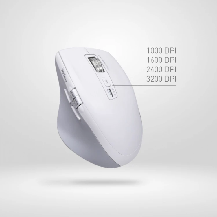 YENKEE Mysz bezprzewodowa, akumulator, Dual 2xBT +USB2,4G Flying Scroll
