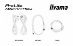 IIYAMA Monitor 27 cali XB2797HSU-W1 IPS, FHD, HDMI, DP, 120Hz, 2xUSBv3.2, 2xUSB-C, 350 CD, x2W, HAS 150/PIVOT, Biały