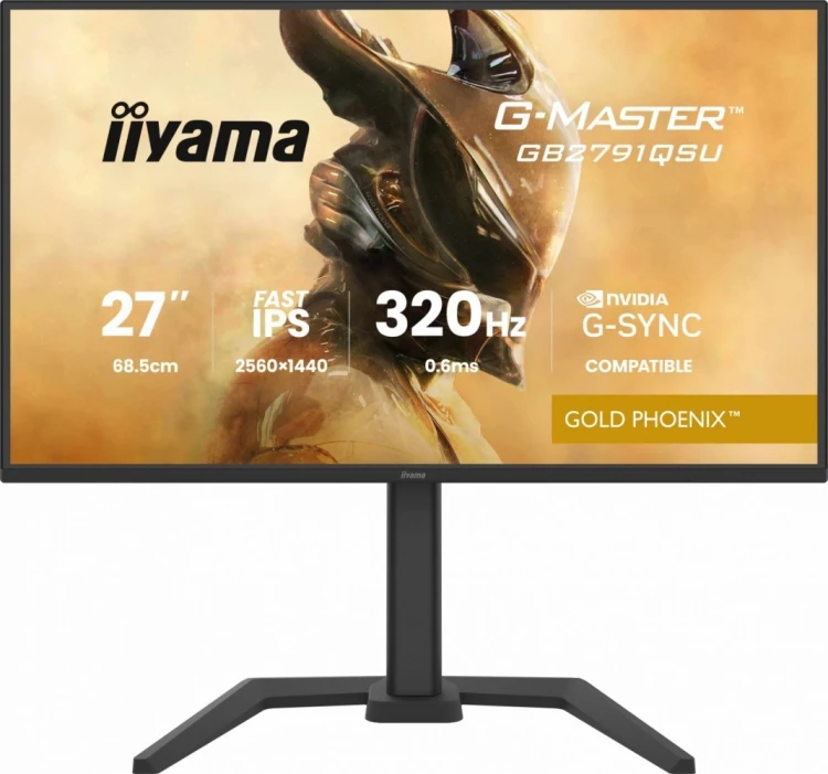 IIYAMA Monitor 25 cali GB2791QSU-B1 0.6ms,DP,2xHDMI 2.1 ,320Hz, Fast IPS,  WQHD,350 cd/m2, USB HUB x4 (2x Type-A, 2x Type-C), G-SYNC compatible - HDMI