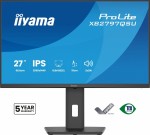IIYAMA Monitor ProLite  27 cali XB2797QSU-B1 IPS,QHD,2xHDMI,DP,350cd,75Hz,1000:1,     USB HUB,x4 ((2x Type-A v.3.2 Gen 1 (5Gbps, 4.5W) 2x Type-C (5Gbp
