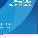 IIYAMA Monitor 27 cali XB2797QSU-W1 IPS, QHD, 2xHDMI, DP, 350cd, 75Hz, 1000:1, USB HUB x4