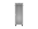 Lanberg Szafa instalacyjna rack stojąca 19" 32U 600x800 szara drzwi     przeszkolne  LCD ( Flat pack)