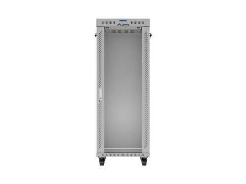 Lanberg Szafa instalacyjna rack stojąca 19" 32U 600x800 szara drzwi     przeszkolne  LCD ( Flat pack)