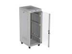 Lanberg Szafa instalacyjna rack stojąca 19" 32U 600x800 szara drzwi     przeszkolne  LCD ( Flat pack)