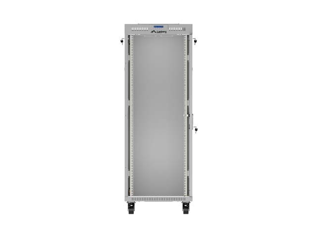 Lanberg Szafa instalacyjna rack stojąca 19" 32U 600x800 szara drzwi     przeszkolne  LCD ( Flat pack)