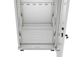 Lanberg Szafa instalacyjna rack stojąca 19" 42U 600x600 szara drzwi     przeszklone  LCD (Flat pack)