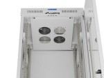 Lanberg Szafa instalacyjna rack stojąca 19" 42U 600x600 szara drzwi     przeszklone  LCD (Flat pack)