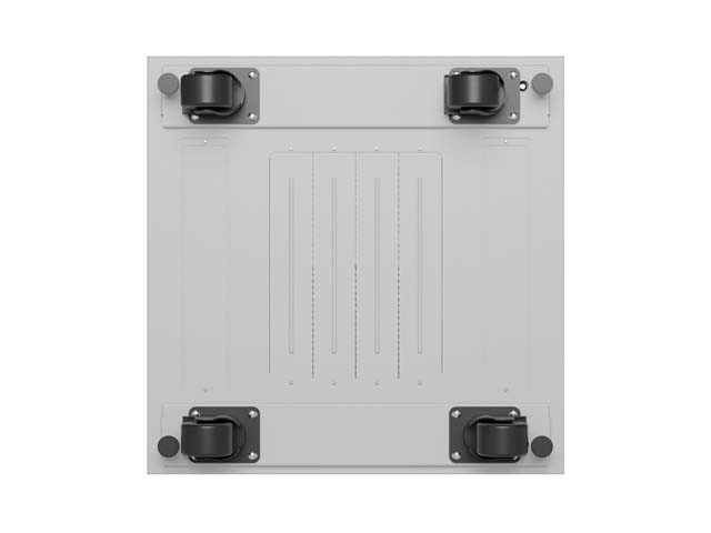 Lanberg Szafa instalacyjna rack stojąca 19" 42U 600x600 szara drzwi     przeszklone  LCD (Flat pack)