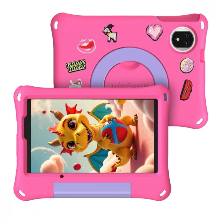 ULEFONE Tablet Tab A9 Pro Kids 4G 8" 4/128GB z etui dla dzieci różowy