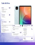 ULEFONE Tablet Tab A9 Pro 4G 8" 4/128GB Niebieski