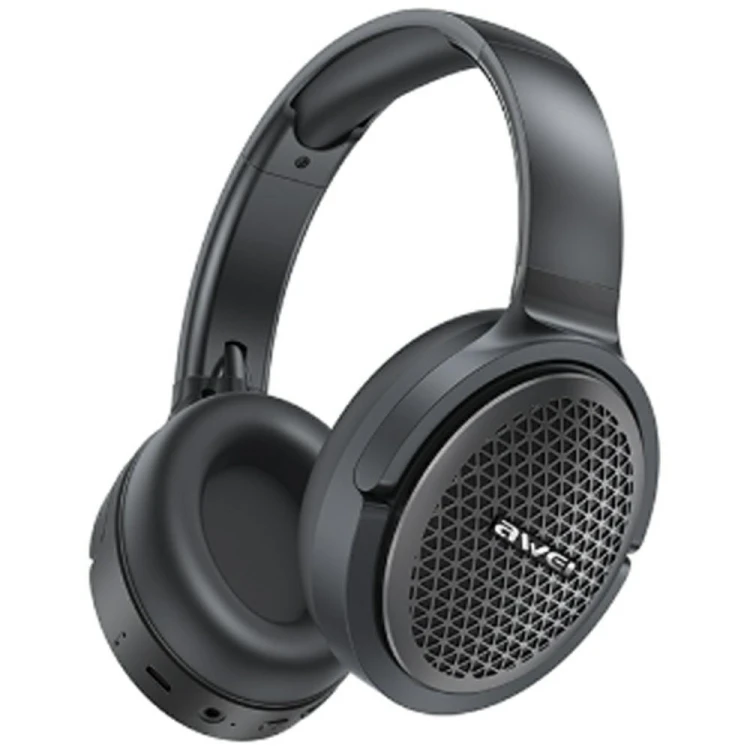 AWEI Słuchawki nauszne AT78 ANC ENC Bluetooth 6.0 czarne