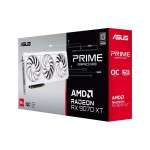 Asus Karta graficzna Radeon RX 9070 XT PRIME OC WHITE 16GB GDDR6 256bit 3DP/HDMI
