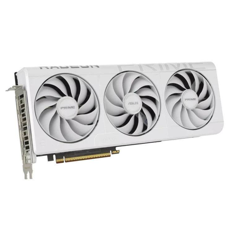 Asus Karta graficzna Radeon RX 9070 XT PRIME OC WHITE 16GB GDDR6 256bit 3DP/HDMI