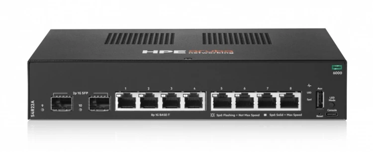Hewlett Packard Enterprise Przełącznik Aruba Networking 6000 8G 2SFP S4R22A